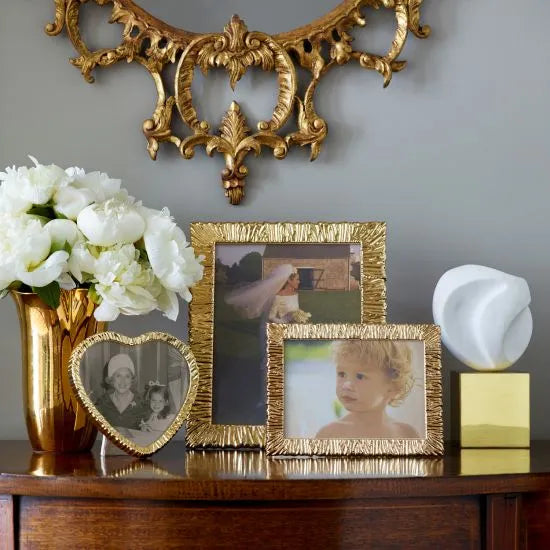 Gilded Clover Vase