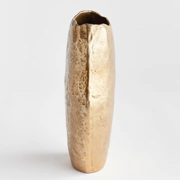 Harlin Tall Vase in Gold