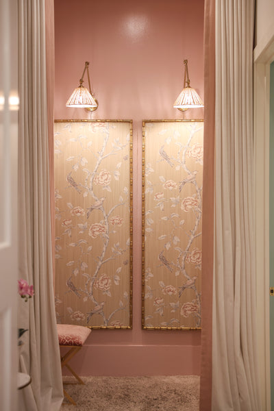 Framed Bamboo Wallpaper Panels