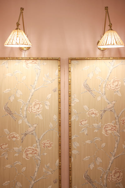 Framed Bamboo Wallpaper Panels