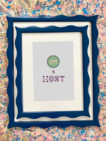 HOST x DM Small Ripple Blue Frame