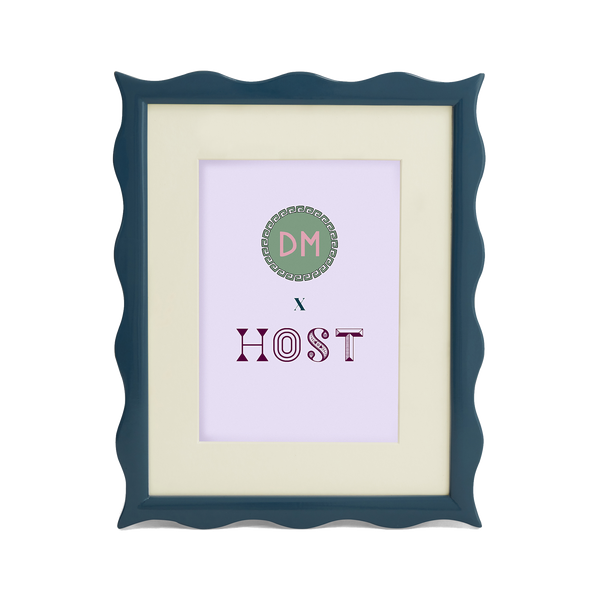 HOST x DM Small Ripple Blue Frame