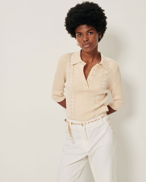 Jodi Knitted Polo