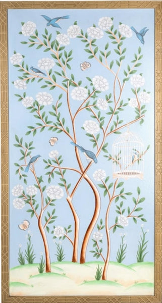 Handpainted Chinoiserie Panel #2