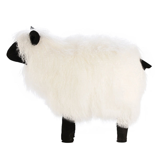 Decorative Tibetan Lamb Sheep - White