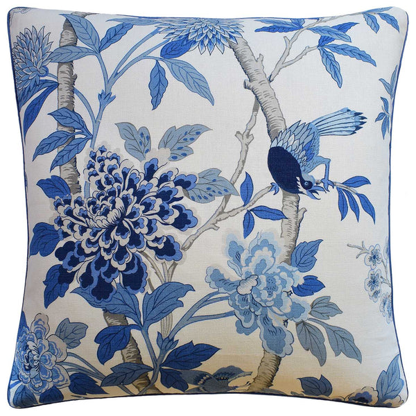 Hydrangea Bird Pillow
