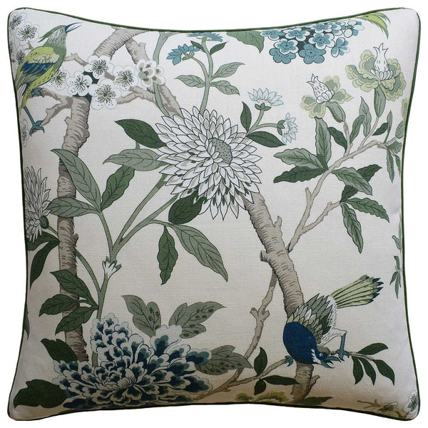 Hydrangea Bird Pillow
