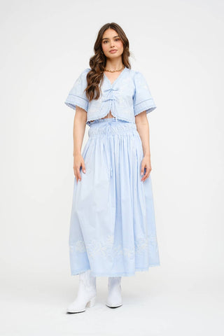 Sivan Baby Blue Blouse