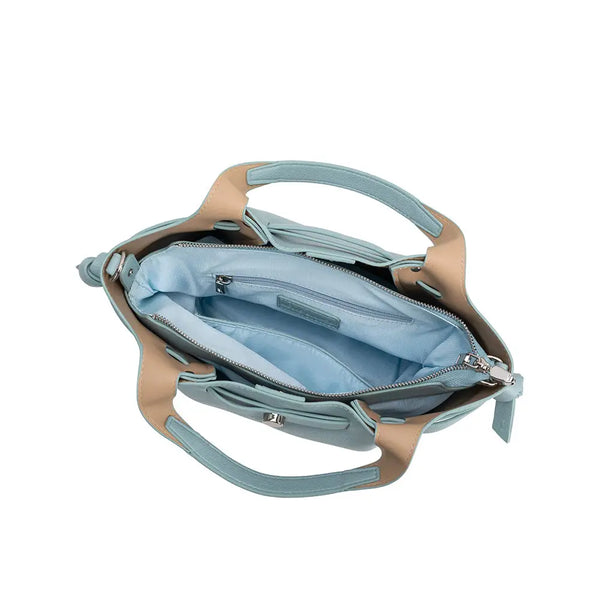 Avril Recycled Vegan Leather Top Handle Bag