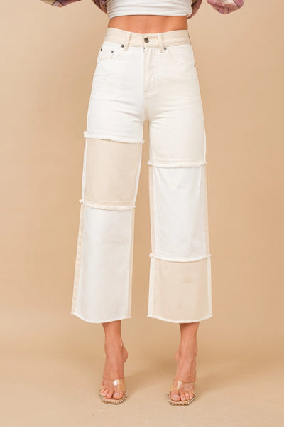 Margo High-Waisted Color Block Jean