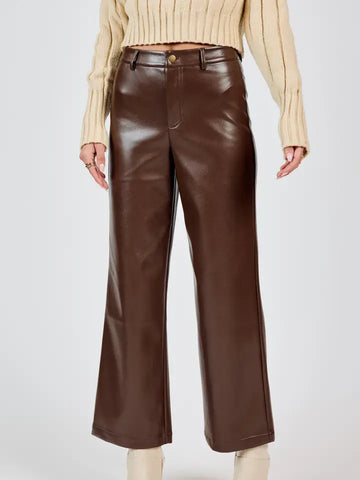 Night Vision Faux Leather Pants