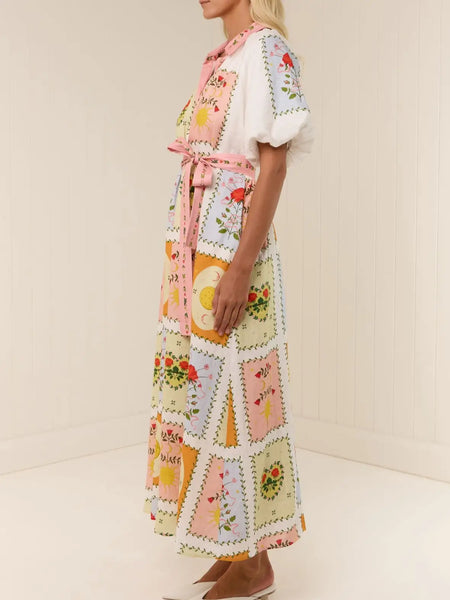 Bohemian Floral Dress