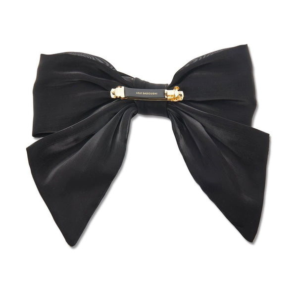 Jet Silk Natalia Bow Barrette