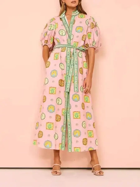 The Nautical Maxi Dress