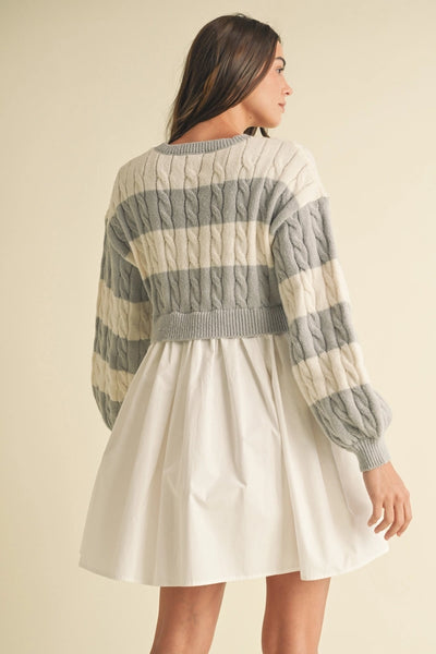 Sweater Knit Top and Skirt