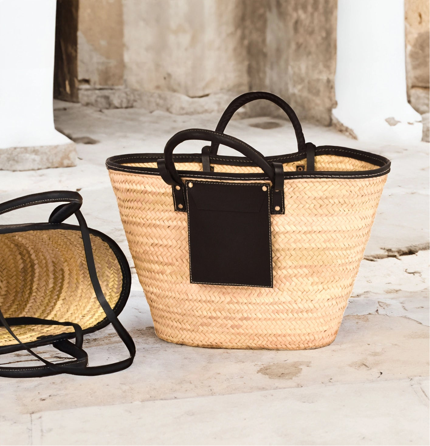 Straw Tote Bag- Large