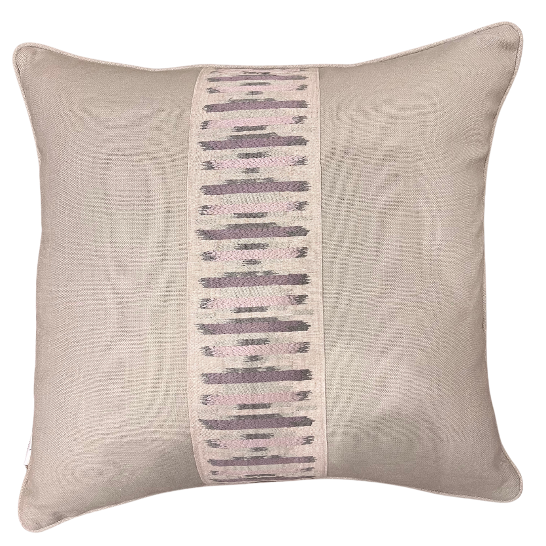 Linen Pillow with Tape