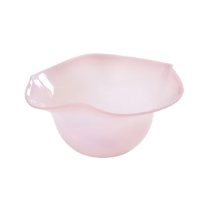 The Antonia Murano Ruffle Bowl in Pink
