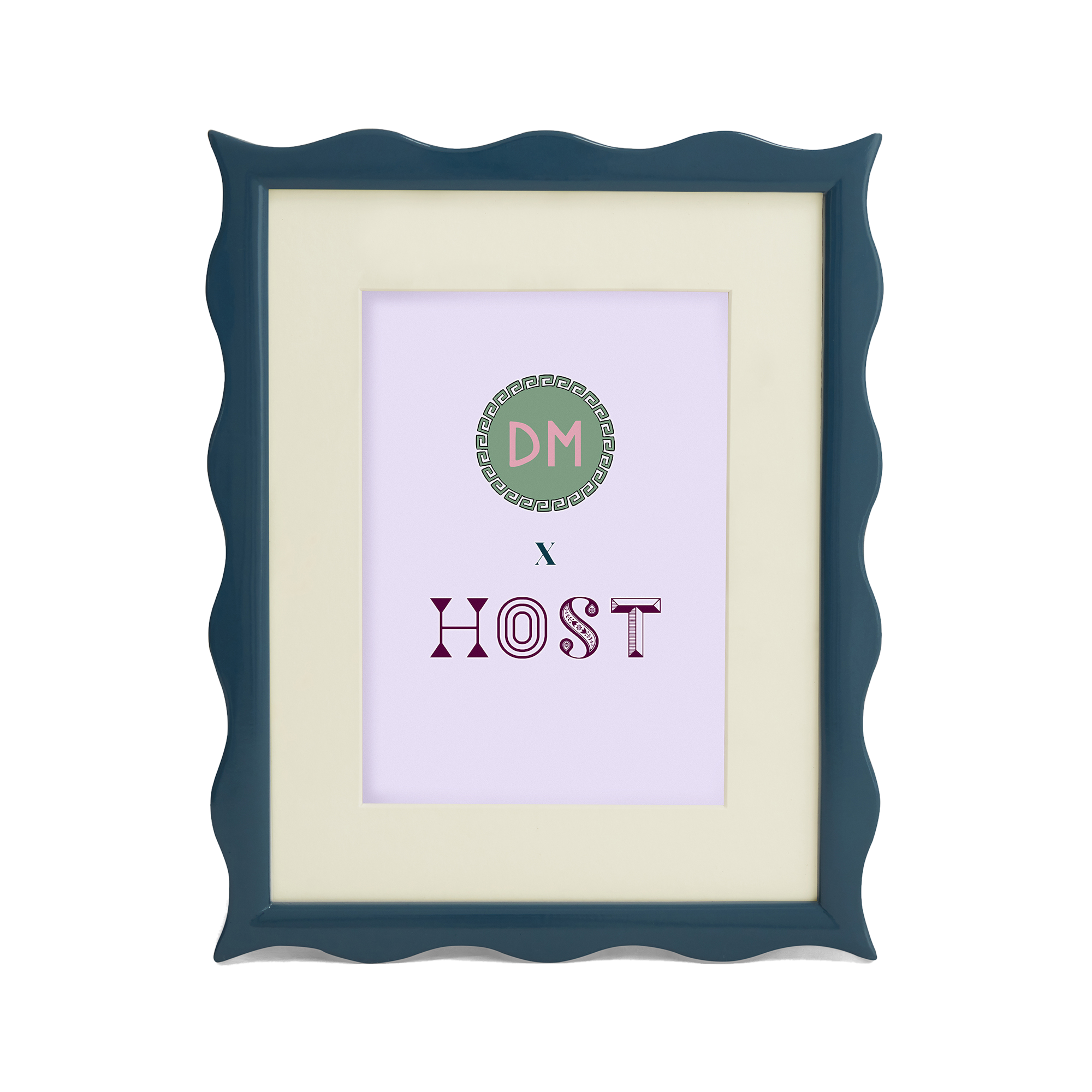 HOST x DM Small Ripple Blue Frame
