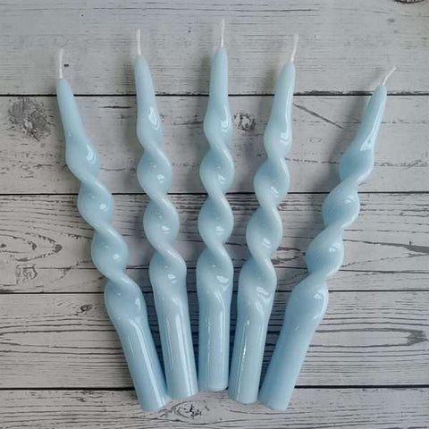 2-Pack 10inch Handmade Spiral Taper Holiday Candles