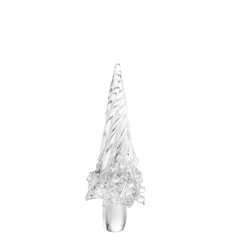 Clear Holiday Glass Tree