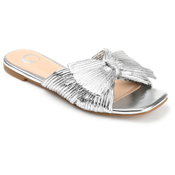 Serlina Pleated Slide Sandal