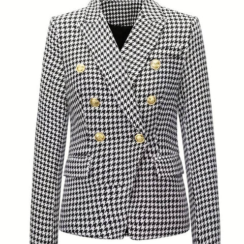 Houndstooth Blazer