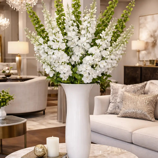 27"Quality Real Touch Moisturized Artificial Delphinium