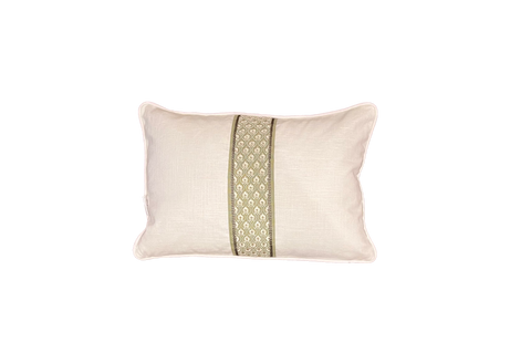 Lumbar Pillow with Green Tape