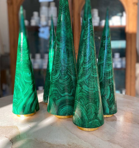 Faux Finish Malachite Christmas Tree