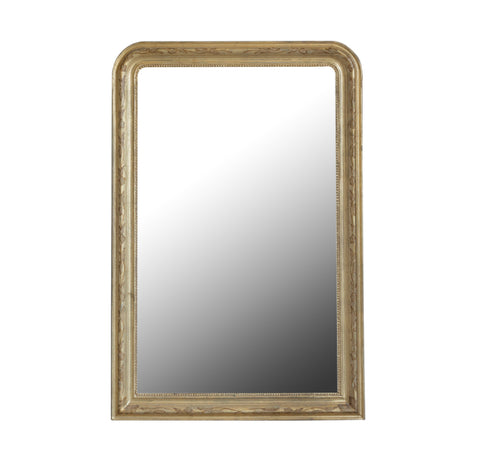 Louis Philippe Mirror in Gold Finish