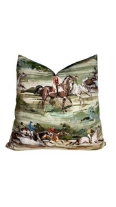 Equestrian Linen Pillow