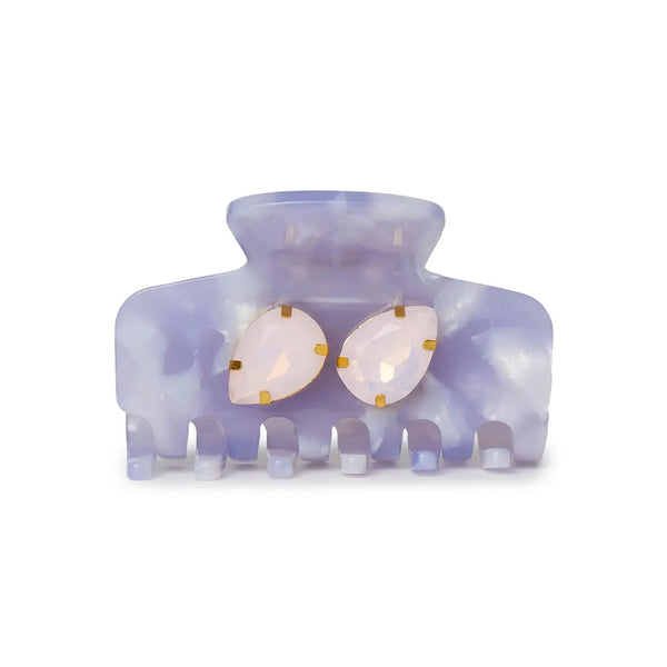 Lilac Mini Crystal Claw Clip