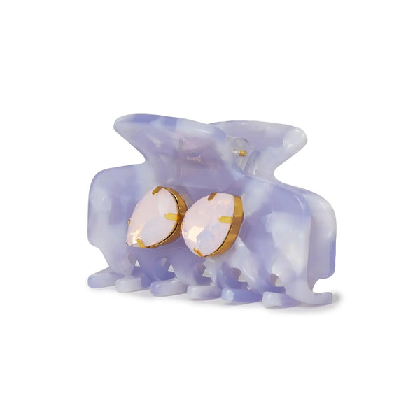 Lilac Mini Crystal Claw Clip