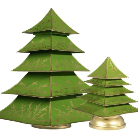 Green and Gold Branch Chinoiserie Tree- Large