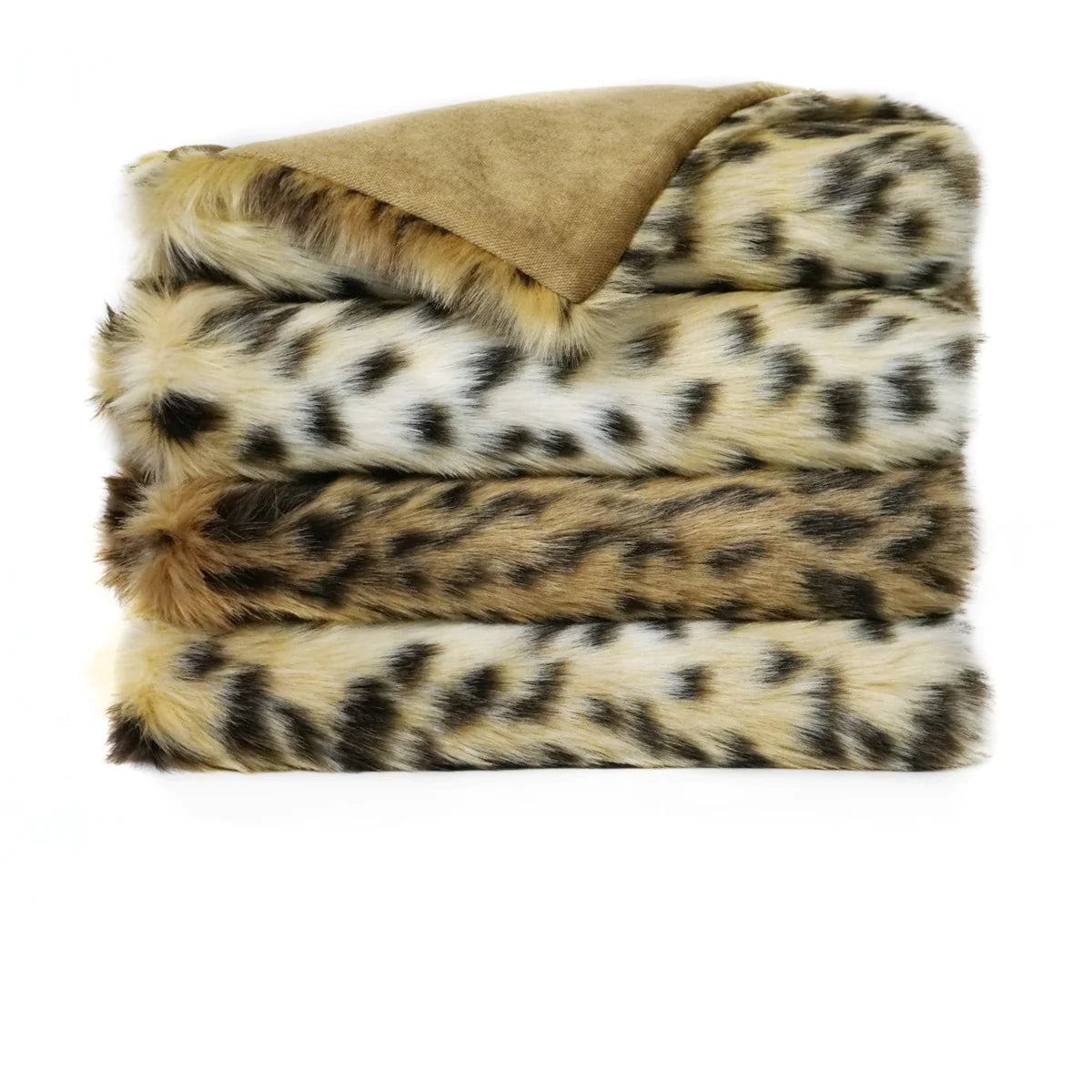 Bobcat Faux Fur-Throw