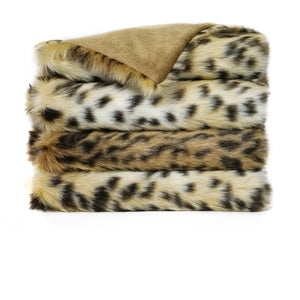 Bobcat Faux Fur-Throw