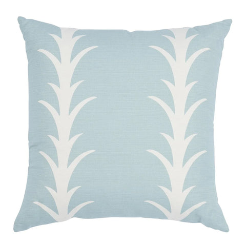 Acanthus Stripe Pillow Sky