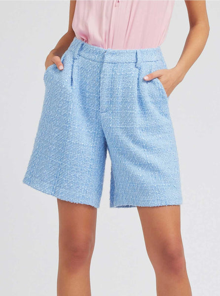 Tailored Tweed Shorts