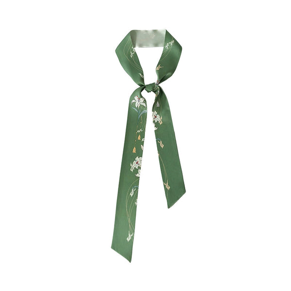 “Lily” Silk Twilly