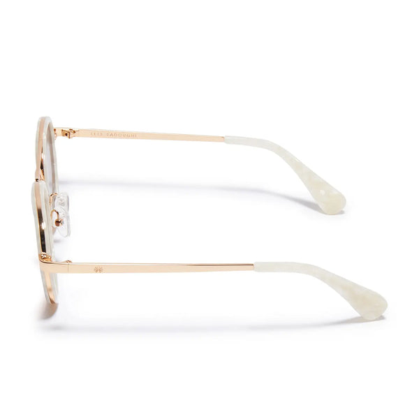 Mother of Pearl Downtown Aviator Sunglasses