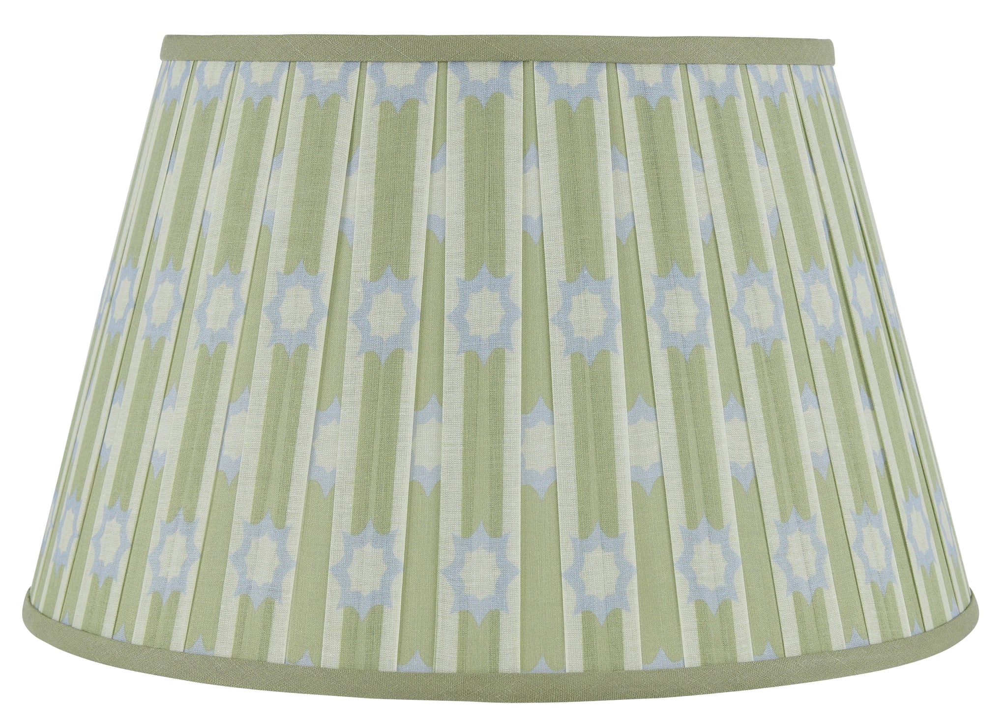 Box Pleat Starburst Pattern Shade
