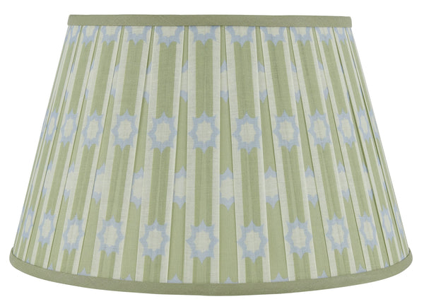 Box Pleat Starburst Pattern Shade