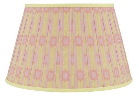 Box Pleat Starburst Pattern Shade