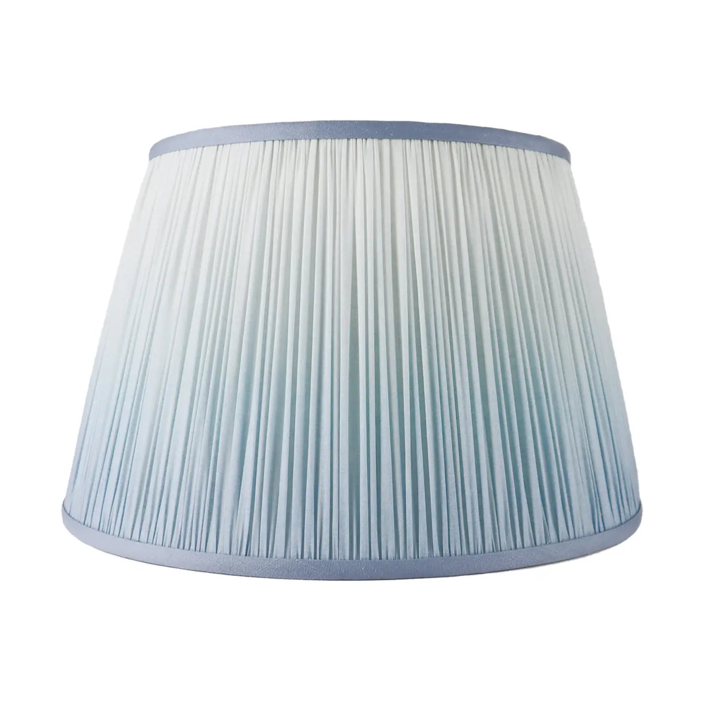 Light Blue Ombre Shirred Shade