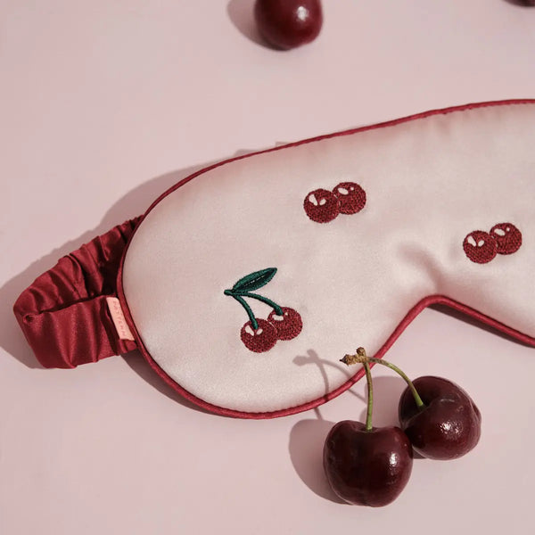 "Lost Cherries" Silk Sleep Eye Mask