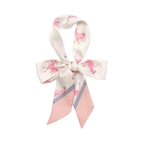 ”Antelope“ Silk Skinny Scarf