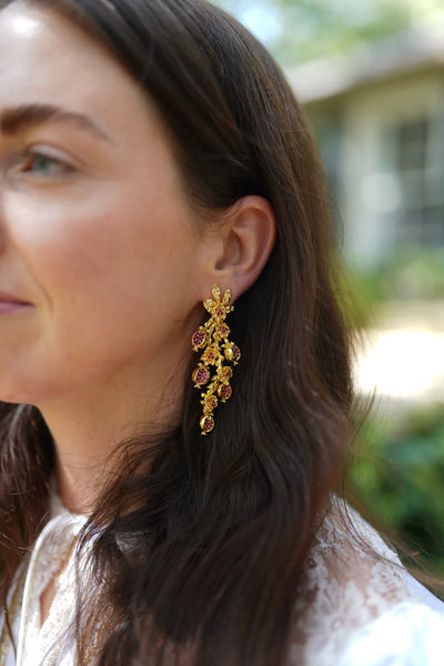 Pomegranate Vines Earrings