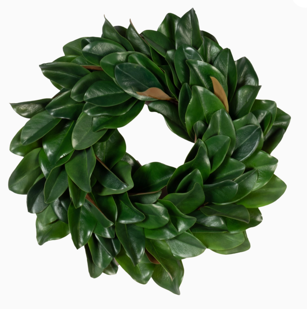 Magnolia Leaf Wreath - 23 Inch