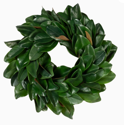 Magnolia Leaf Wreath - 23 Inch